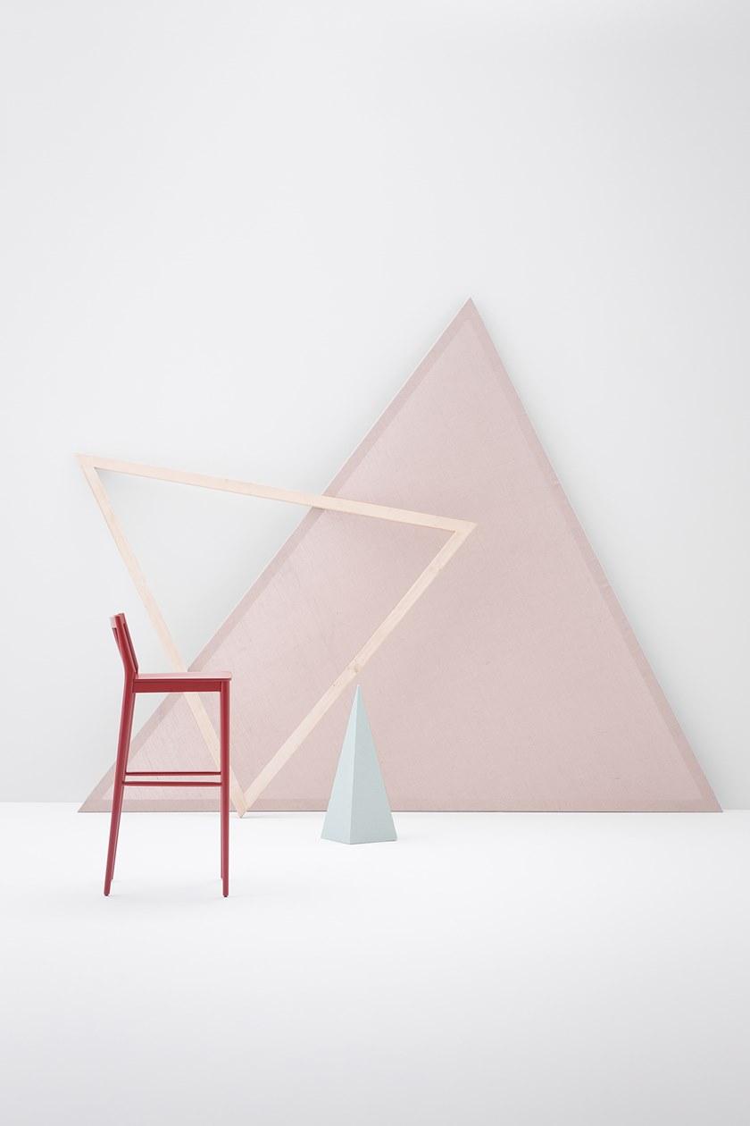 Billiani Табурет из бука со спинкой Tracy 597 - Вид №2