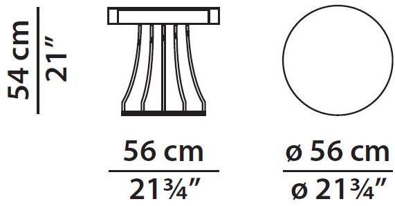 BAXTER Журнальный столик / прикроватный столик Jules sun-id-1442149 - Вид №1