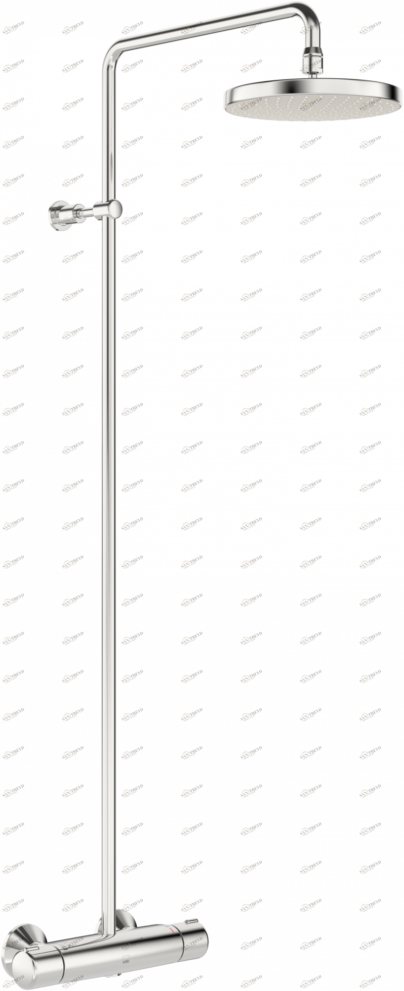 Oras 7400U Смеситель с верхним душем rain shower 7400U Nova Хром 