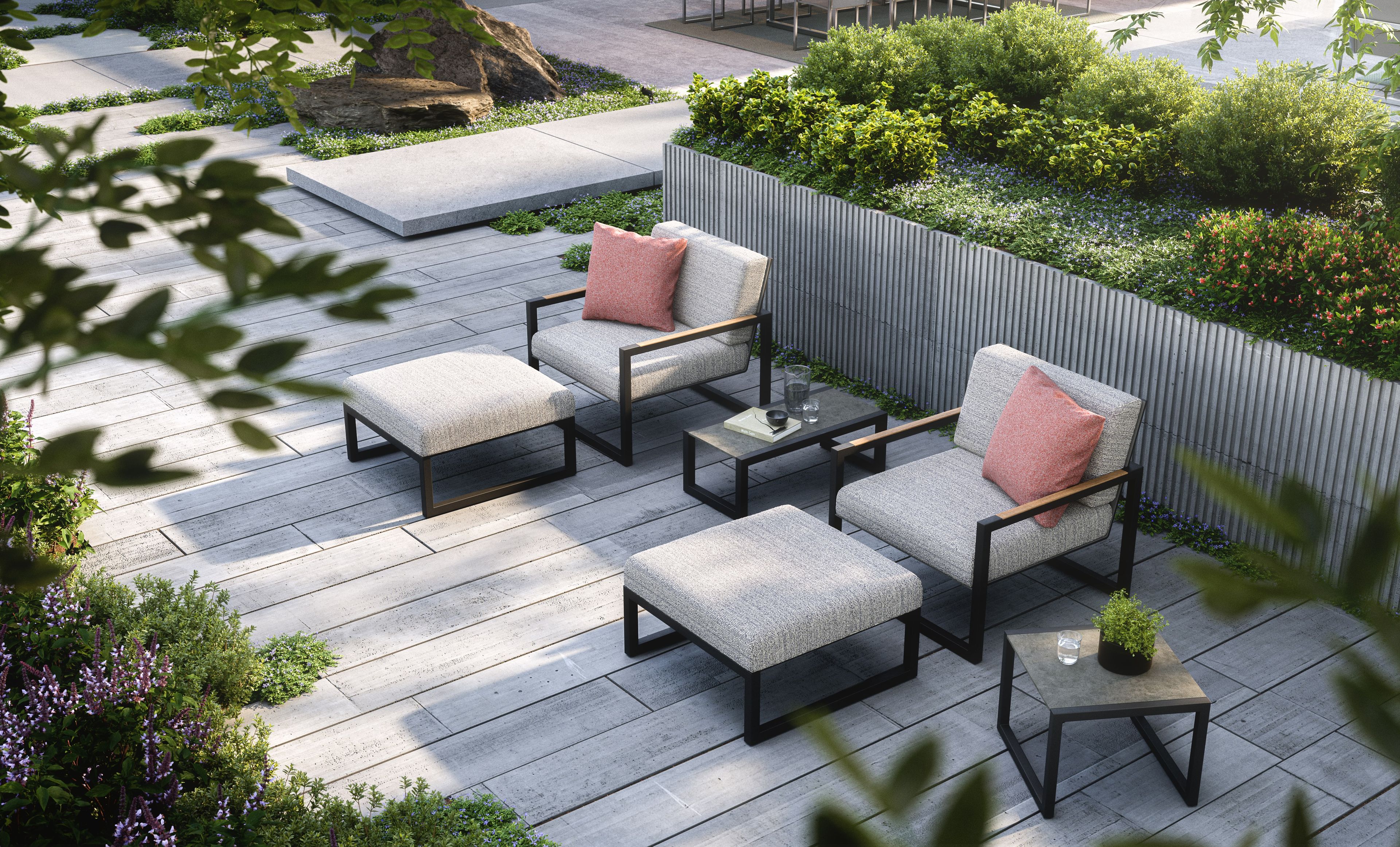 Квадратный садовый столик Royal Botania Ninix ARCH-00027453 - Вид №4