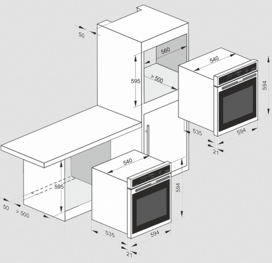 1110813 Газовый духовой шкаф Kaiser EG 6345 Em STDN-0026830 - Вид №9