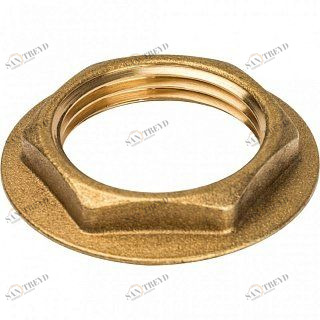 Контргайка с упором 1" латунь STOUT SFT0023000001
