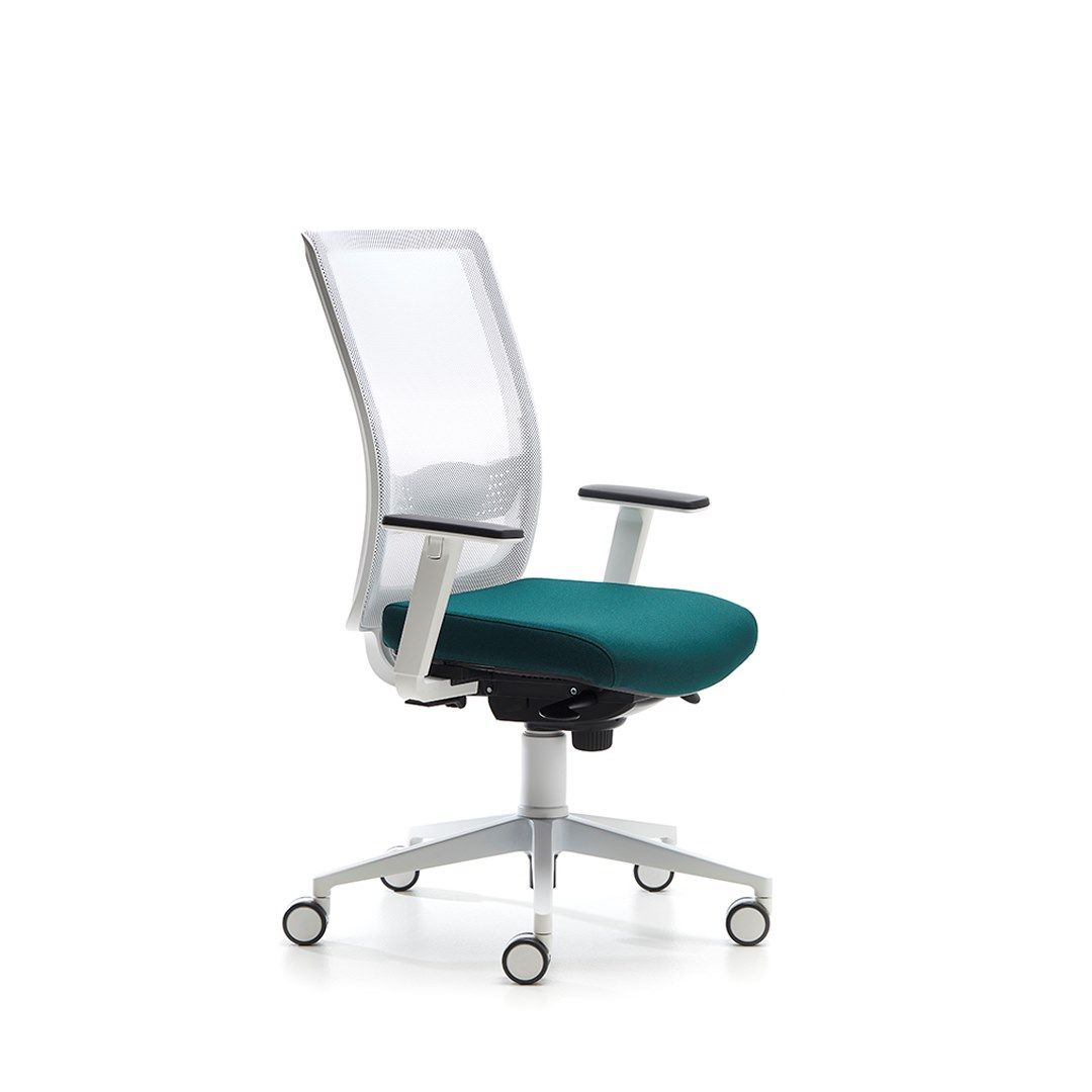 Сетчатое вращающееся кресло с откидывающейся спинкой и подлокотниками VAGHI Bursa Evo Black ARCH-00044228 - Вид №13