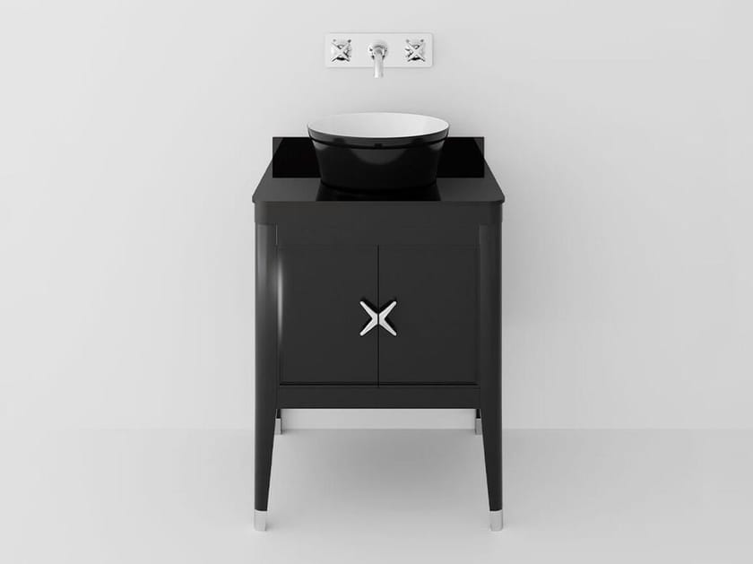 Деревянный напольный шкаф с одной раковиной с дверцами Park Avenue BRAD 2 ARCH-00124643