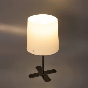 Настольная лампа Tendenza цвет черный/белый