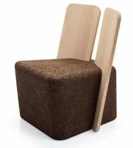 BlackCork Кресло из пробки Cut