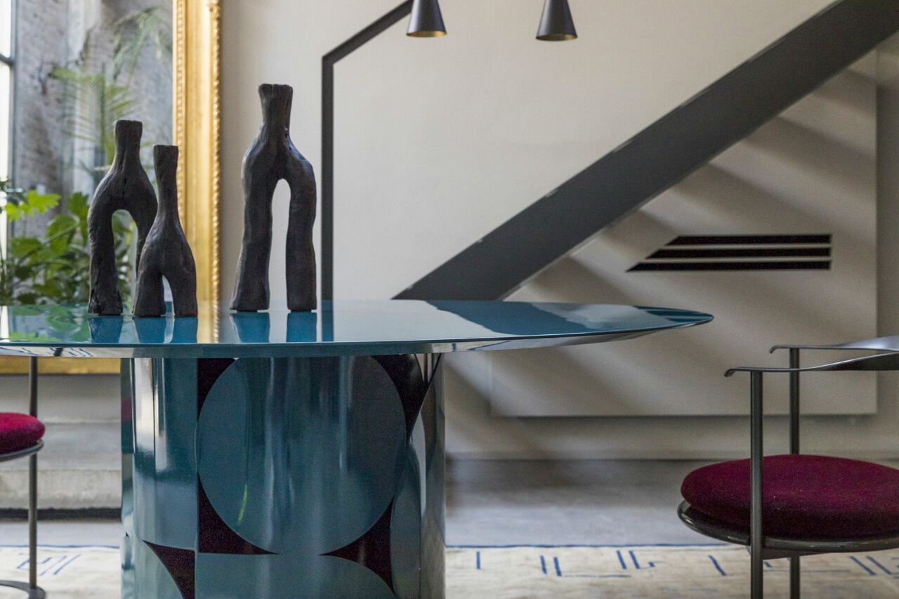 Круглый стол из МДФ Mogg Форма ARCH-00006779 - Вид №2