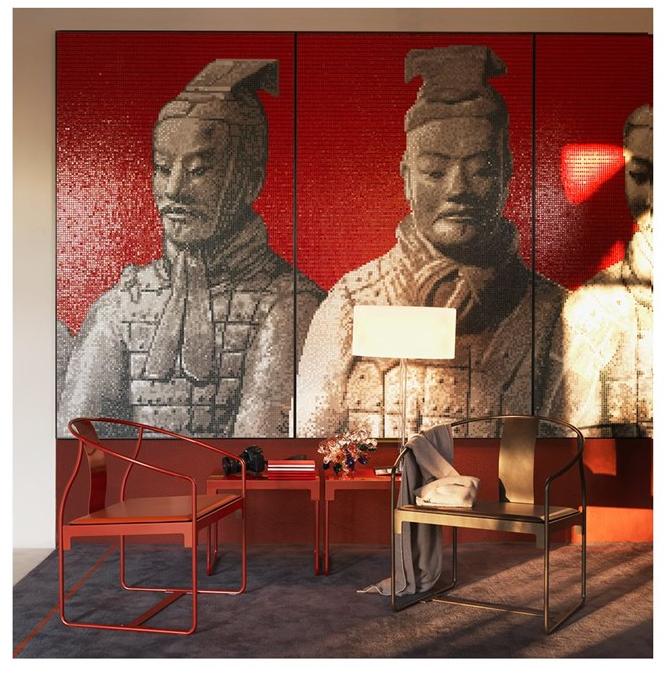 Driade Кресло из стали с порошковым покрытием с подлокотниками Mingx sun-id-1464959 - Вид №4