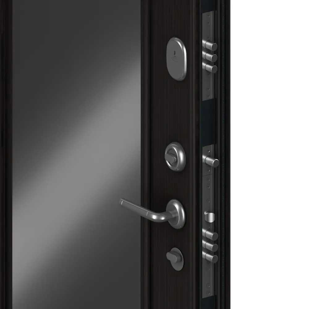 Дверь входная металлическая Премиум New 98x205 см правая венге с зеркалом DOORHAN STLM-2113550 - Вид №4
