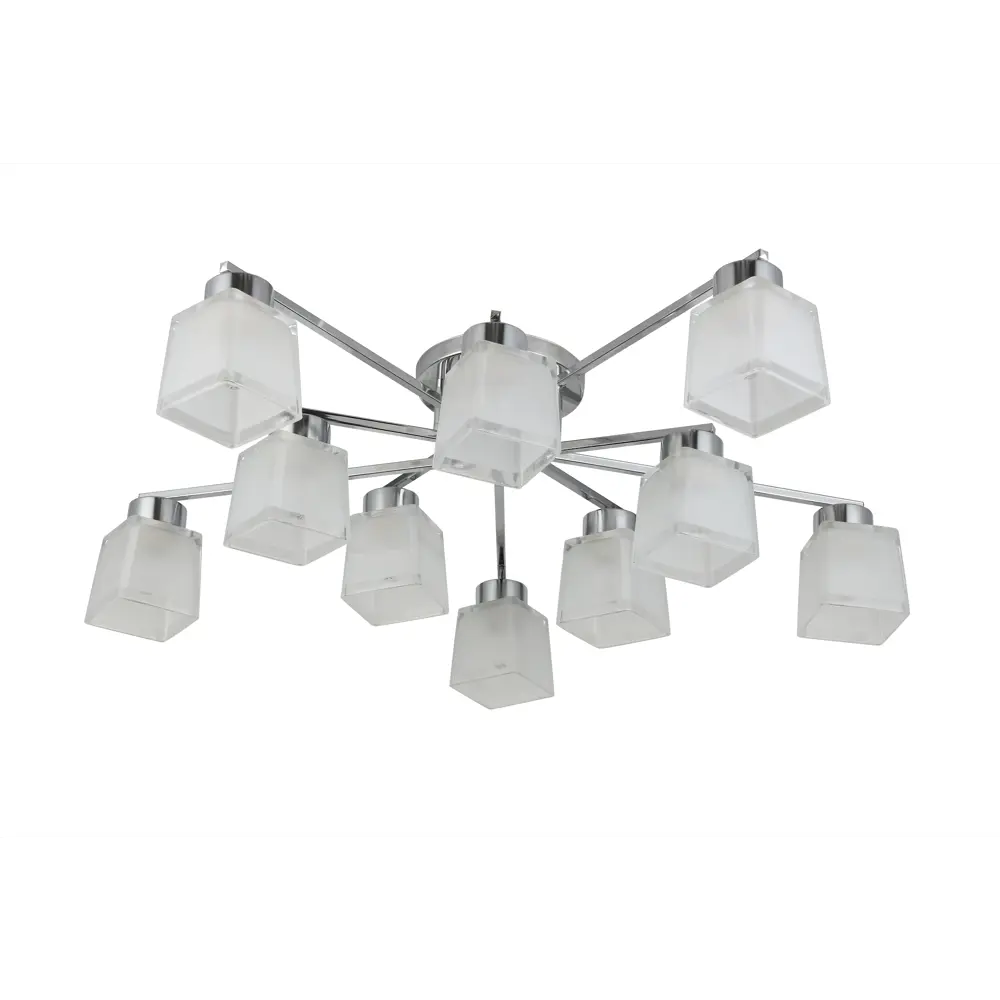 Люстра потолочная Choza 6210-10 10 ламп E27 60 Вт SCHAFFNER STLM-2106923