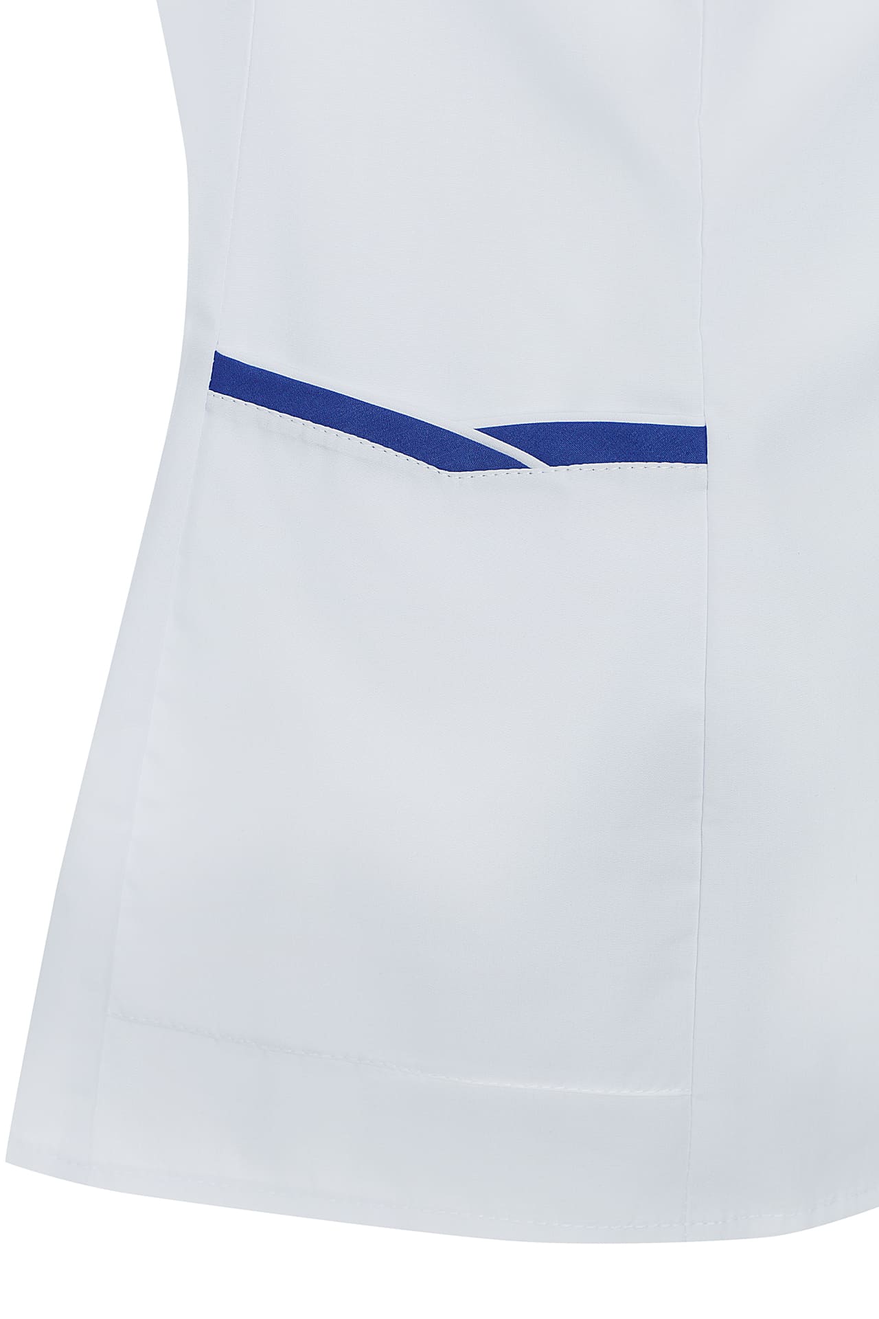 66126 Костюм "Ольга" белый с васильком  Медицинская одежда  размер 48/158-164 Спецодежда  - Вид №6