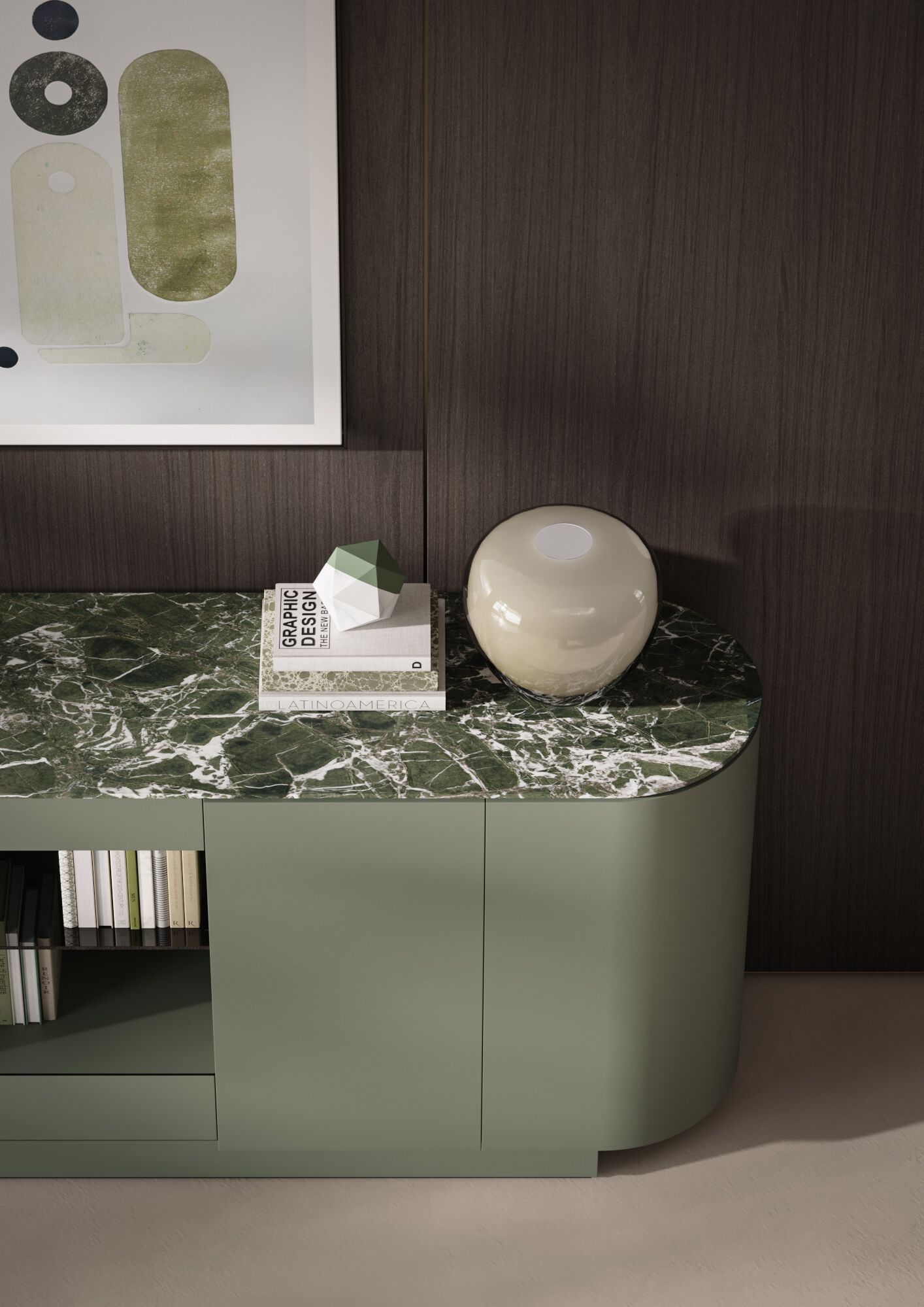 Шкаф из дуба с распашными дверями PROF Dea ARCH-00116449 - Вид №30