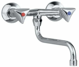 rvb Смеситель для кухни настенный на два отверстия Trio 1001.11.21