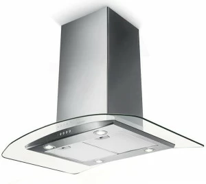 FABER Островная вытяжка из нержавеющей стали и стекла со встроенным освещением класса b  110.0157.074