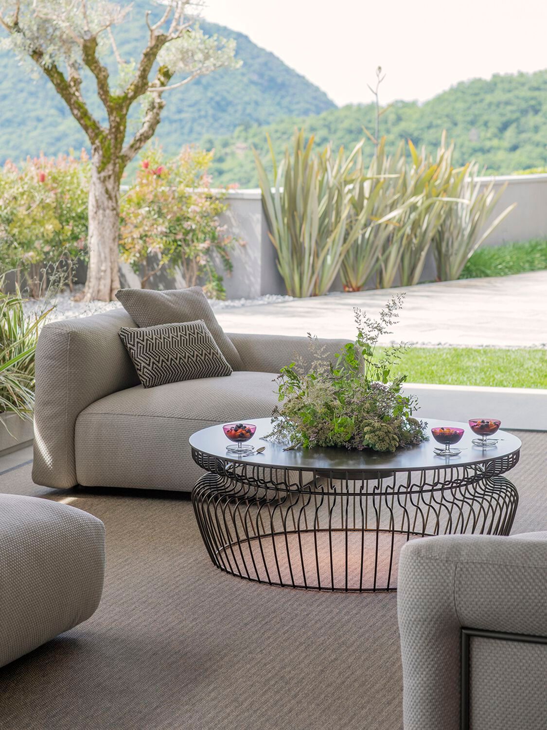 Ткань съемный садовый диван Flou лук ARCH-00078991 - Вид №2