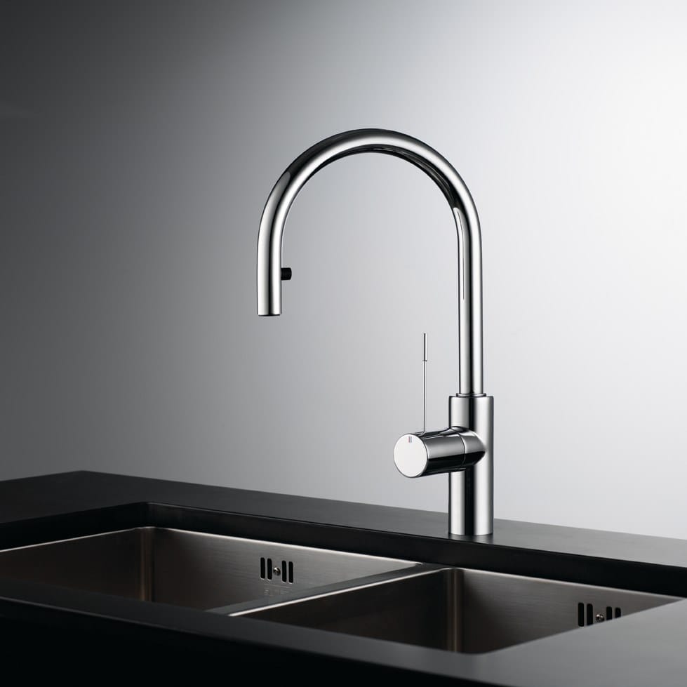 Кухонный смеситель со съемным ручным душем KWC ONO ARCH-00076186 - Вид №2