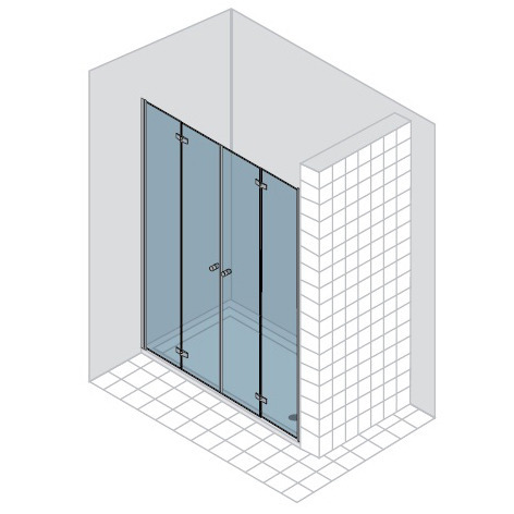GFPN2 Vertica collection Складная дверь DUKA 44908 - Вид №1