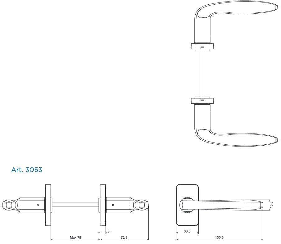 MASTER ITALY Оконная ручка из литого алюминия sun-id-1372872 - Вид №17