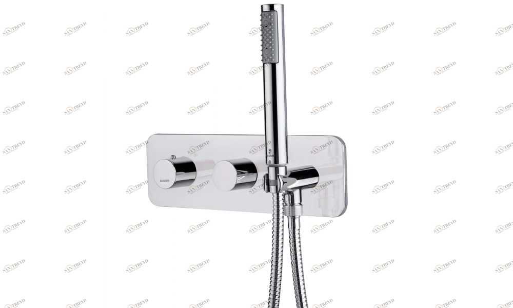 Z005351 Смеситель & запорный кран Thermostatic Shower Set with 2 Outlets BOSSINI 