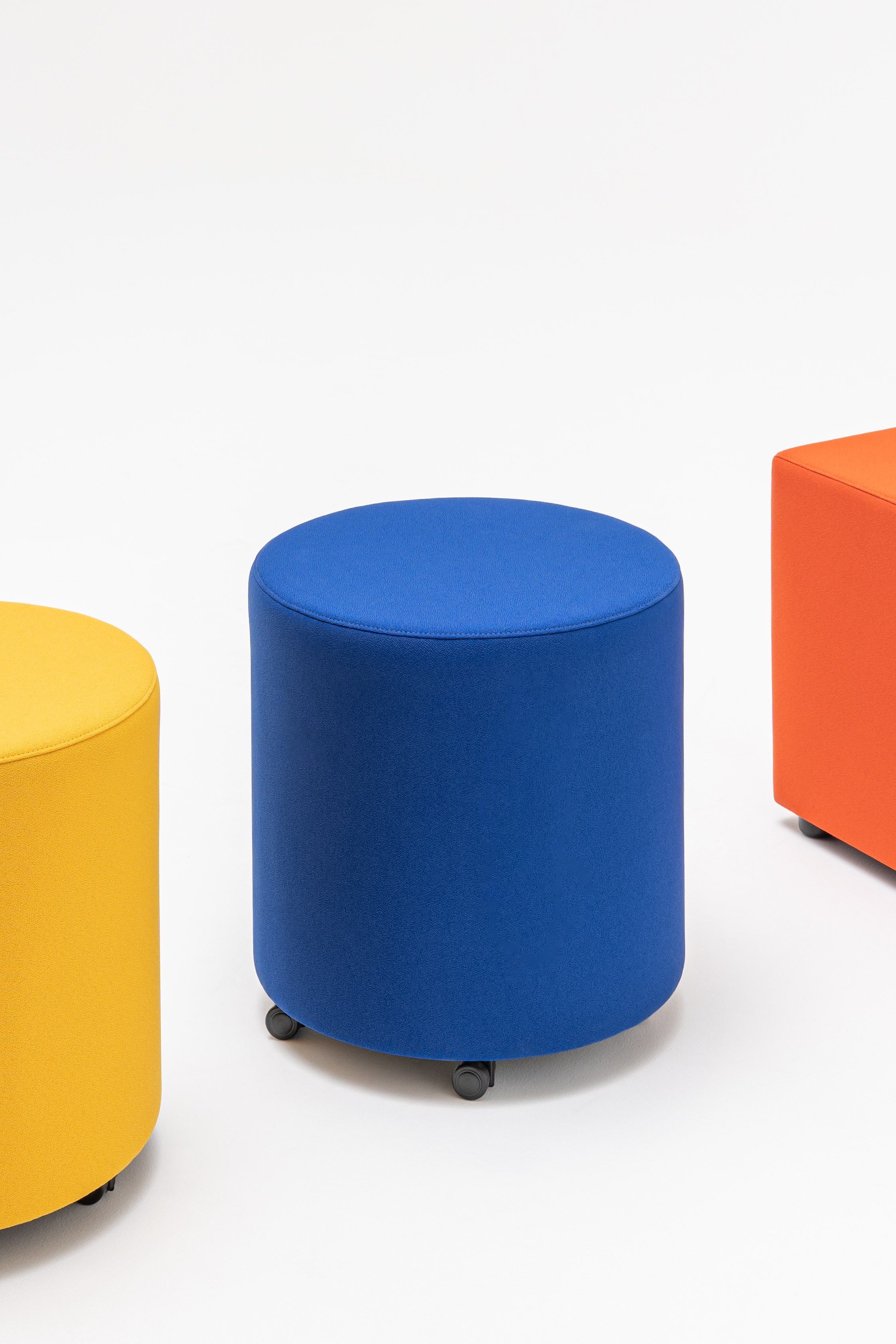 Круглый пуф из ткани MDD Mix ARCH-00032658 - Вид №11