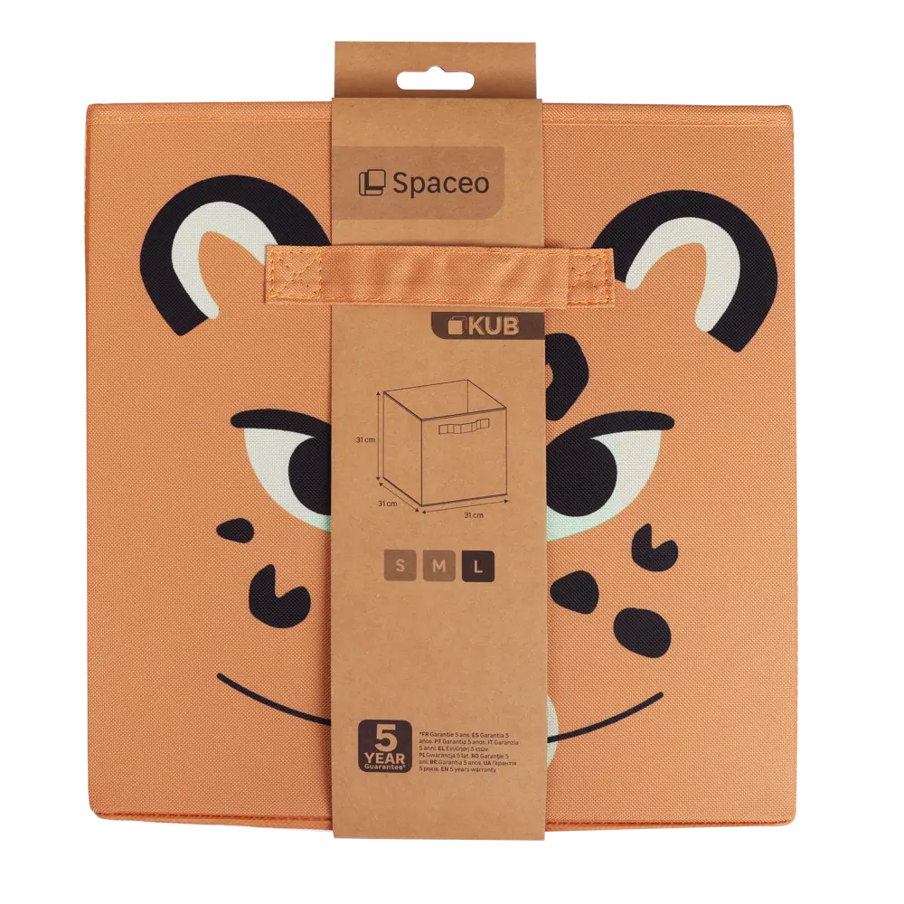 Короб-органайзер Лео 31x31x31 см полиэстер цвет разноцветный Santreyd Kub STLM-2189382 - Вид №5