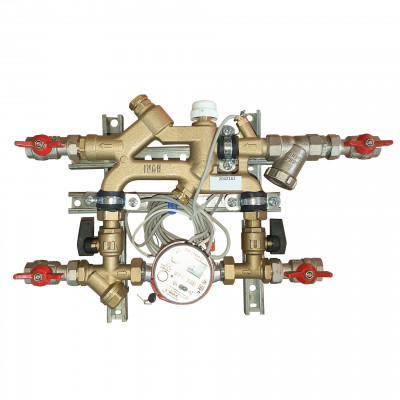 VT.CM.06.IL Квартирная станция отопительного контура Valtec 0,6 м куб./ч, имп. лев 
