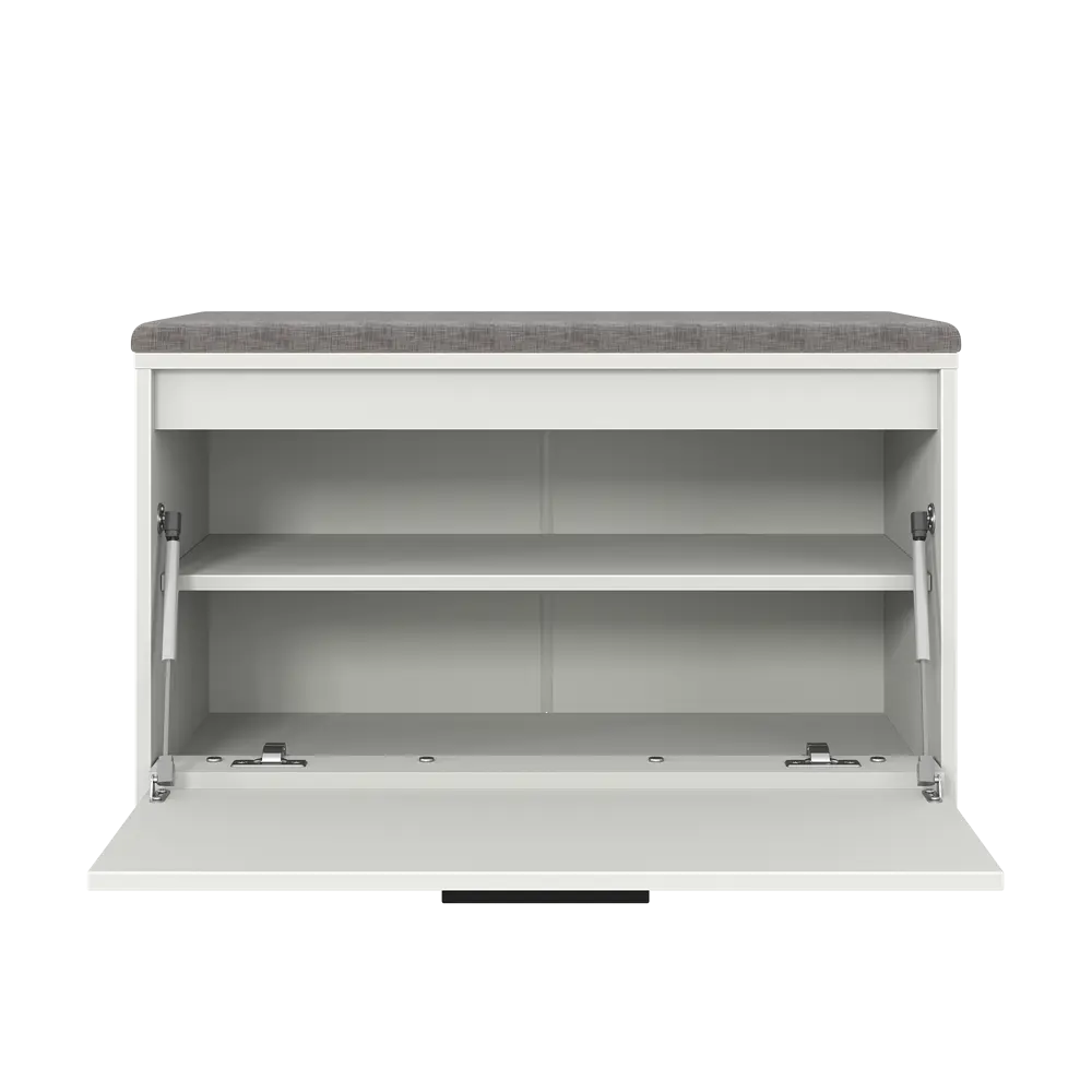 Банкетка Лион 80x49x41.7 см ЛДСП цвет белый Santreyd STLM-2183903 - Вид №5