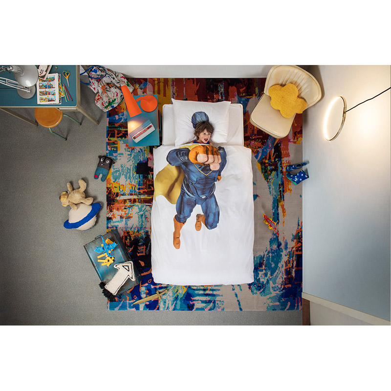 Комплект постельного белья "Супергерой" 150х200 см SNURK SUPERHEROBLUE150Х200CM - Вид №3