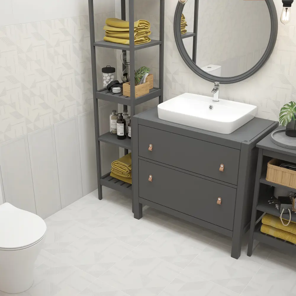 Плитка настенная Керамин Сонет 7Д 75x25 см 1.69 м² цвет серый STLM-2008219 - Вид №6