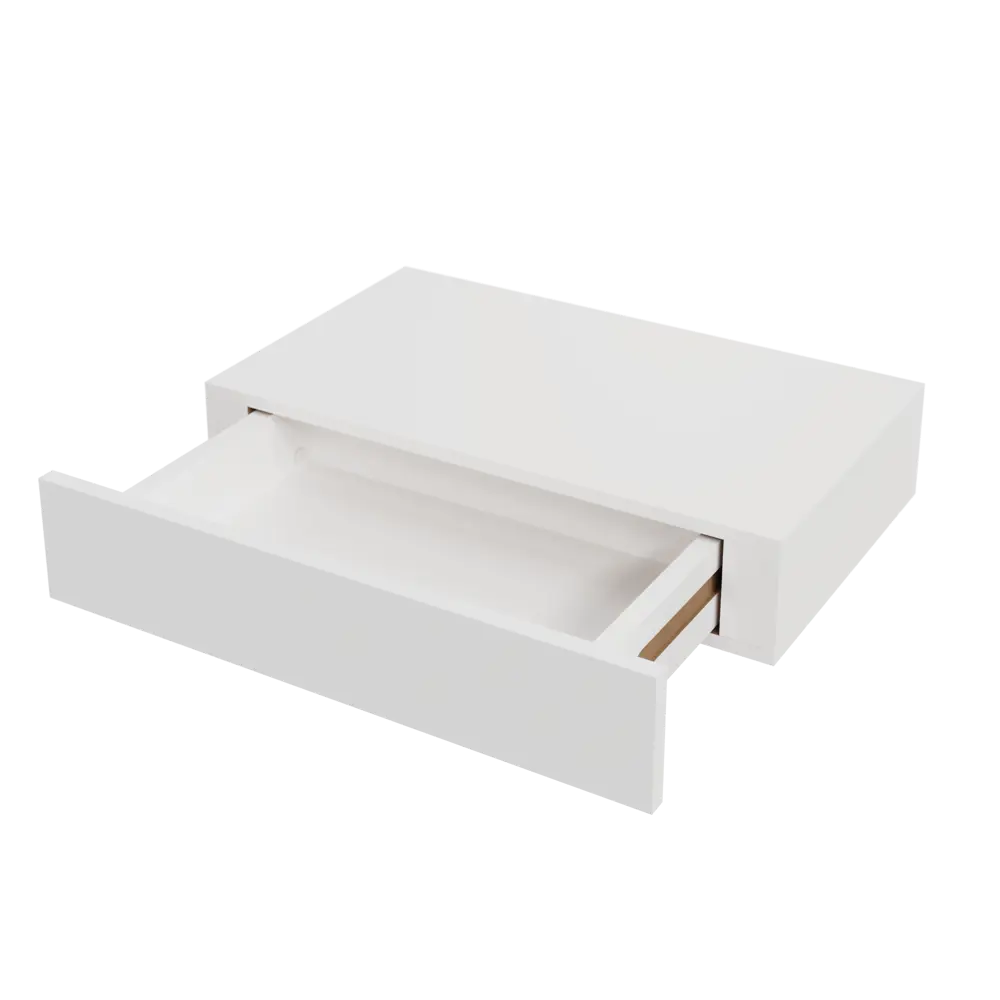 Полка мебельная Spaceo White 40x25x8 см МДФ цвет белый 82877513 STLM-2183321 