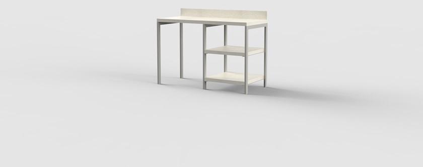 Mobilspazio Прямоугольный стол с полками для гостиниц Urban sun-id-1471606 - Вид №32