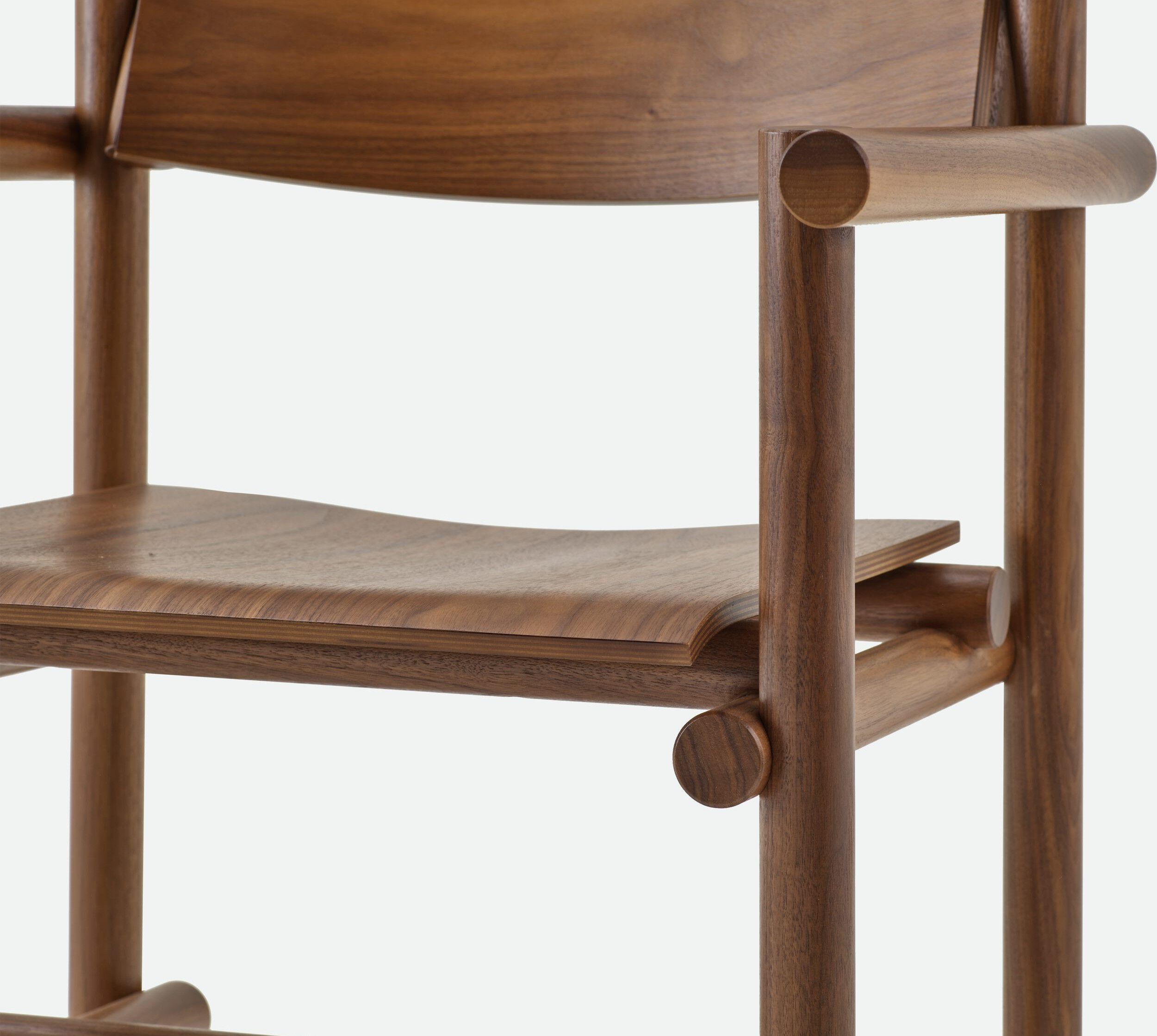 Деревянный стул с подлокотниками Knoll Muecke Wood ARCH-00127627 - Вид №20