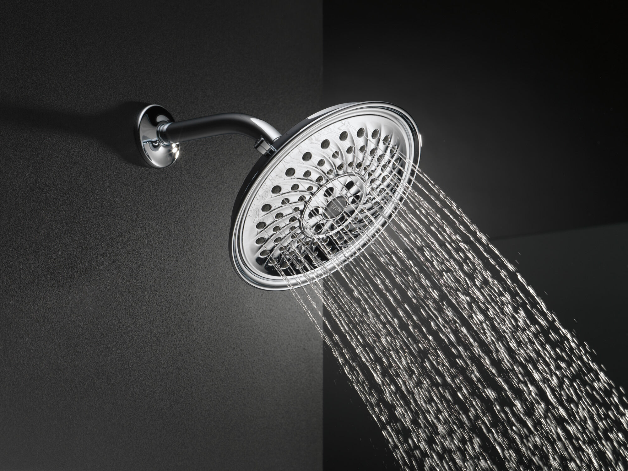 52687 H2Okinetic® 3-х позиционная душевая лейка Raincan Delta Faucet Universal Showering Хром  - Вид №1