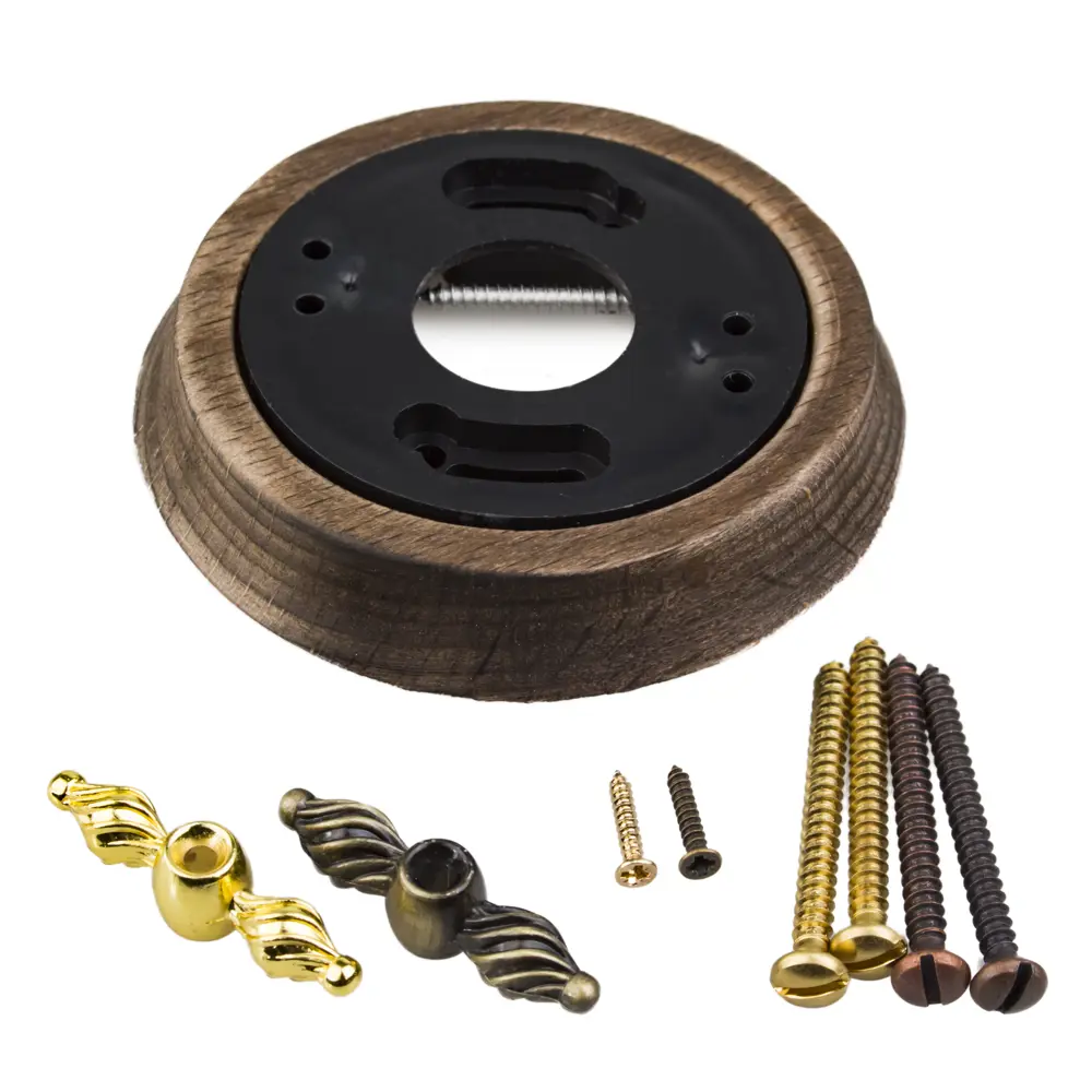 Выключатель накладной Electraline Bironi Ретро 2 положения керамика цвет коричневый STLM-2066078 - Вид №4