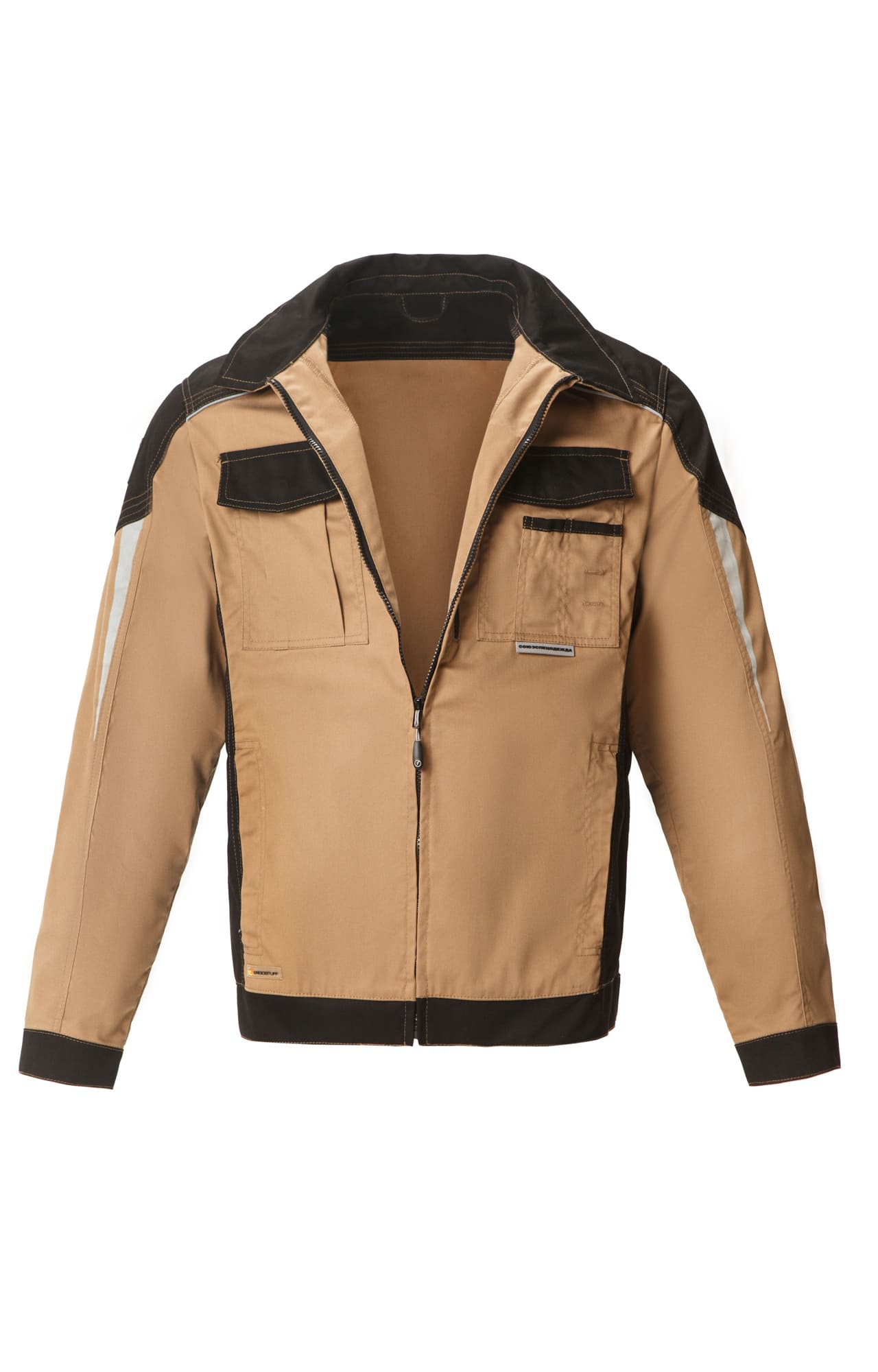 70073 Костюм  NEW бежевый с черным STATUS  Летняя спецодежда  размер 64-66/182-188  - Вид №3