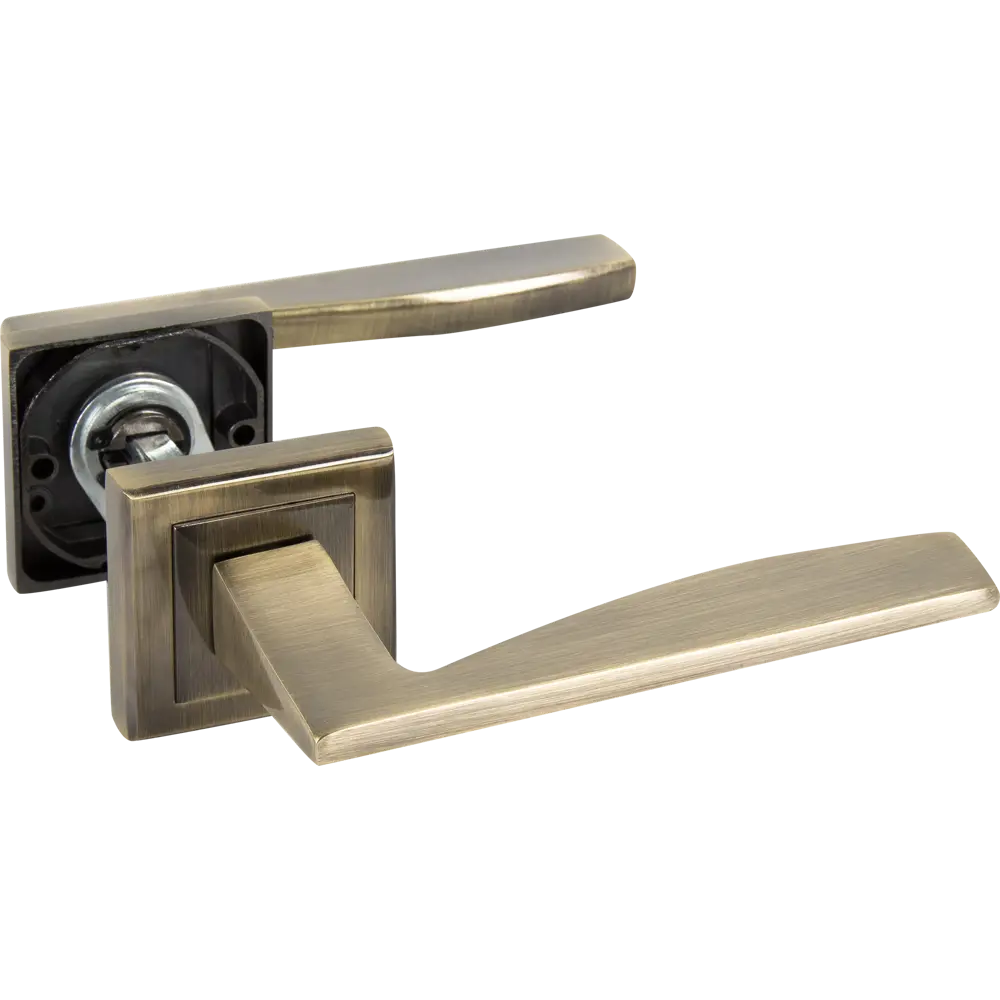 Ручка дверная на розетке Z 201 AB, цвет античная бронза PALLADIUM STLM-2182521 - Вид №1