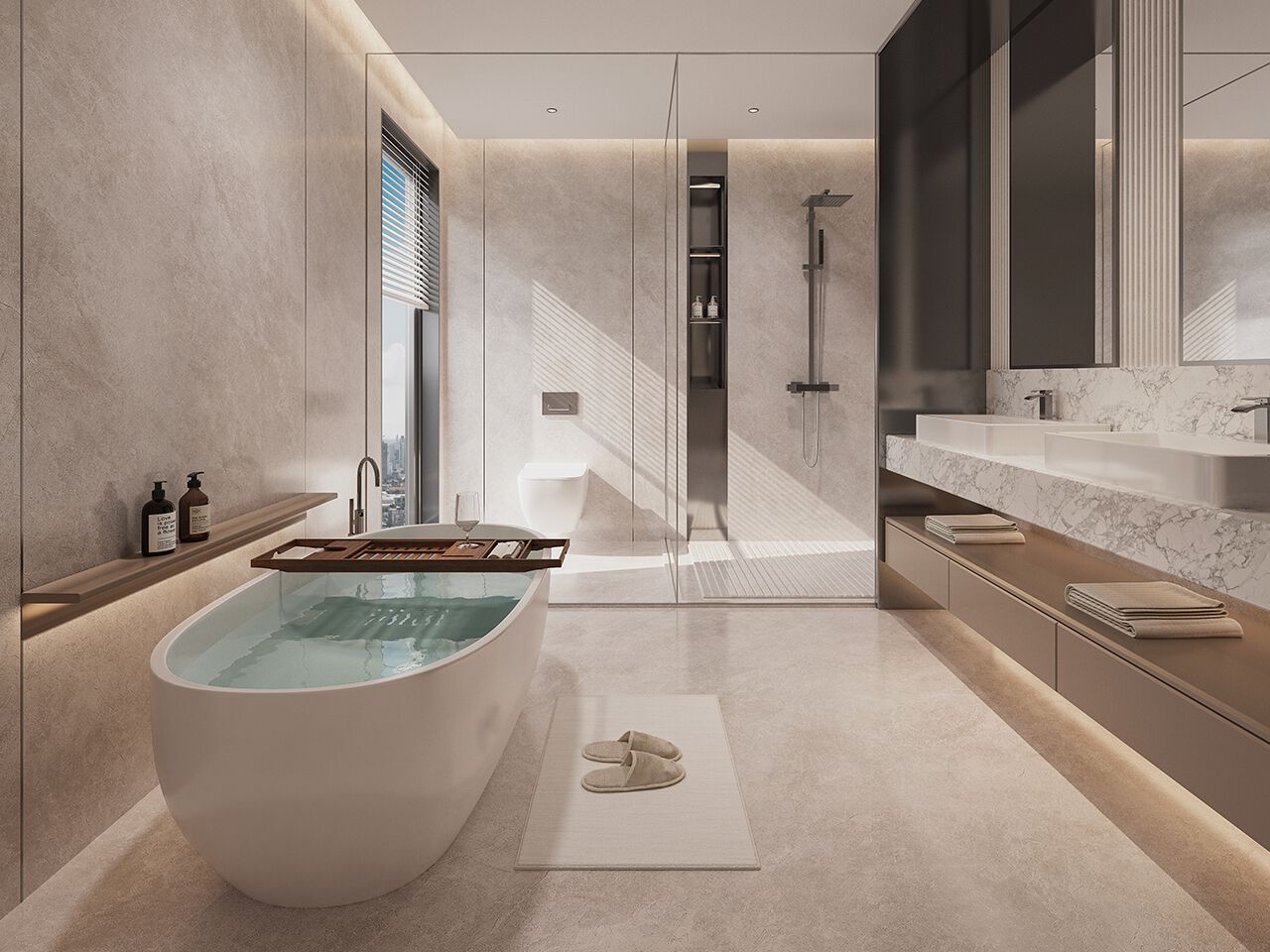 Мраморный пол / покрытие GANI MARBLE TILES NUVOLA MARRONE ARCH-00064885 - Вид №2