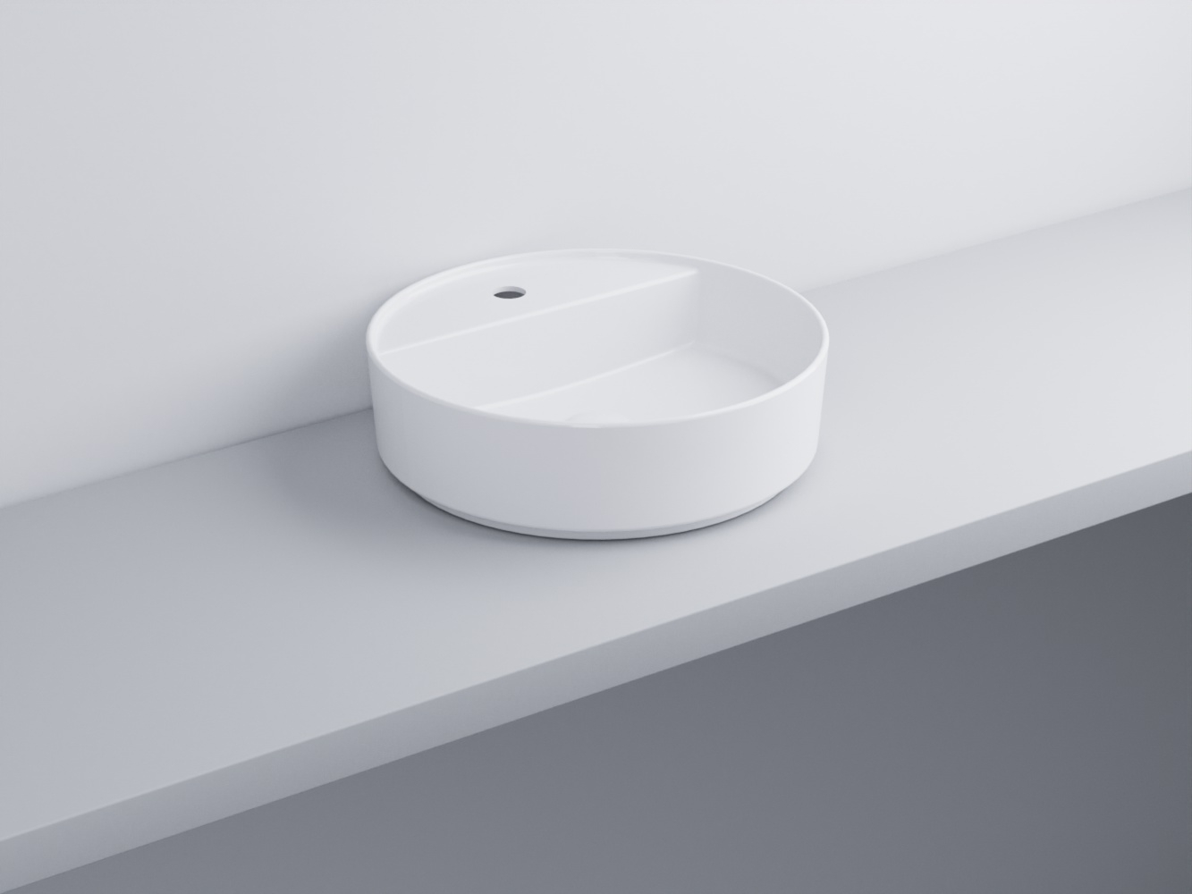 SHCOLATF-BL Раковина круглый одно отверстие под смеситель cielo Shui Comfort Ceramica Cielo