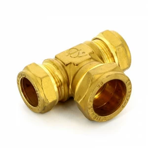 Тройник обжим TIEMME 28х22х22