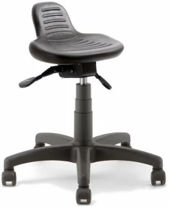 Linea Fabbrica Офисный стул с 5 спицами из полиуретана на колесиках Confort