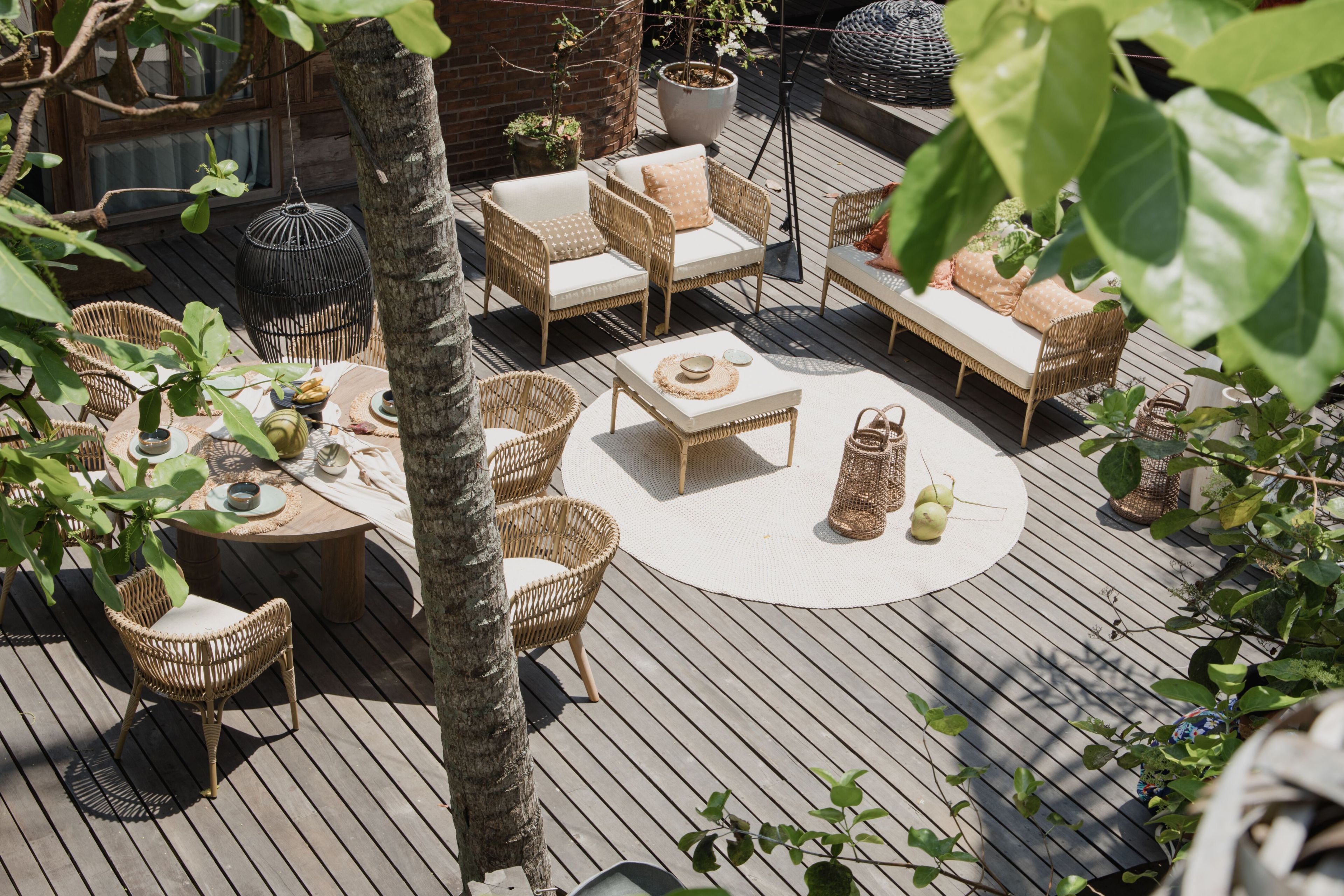 Ткань прямоугольный сад пуфик cbdesign Sierra ARCH-00078564 - Вид №3