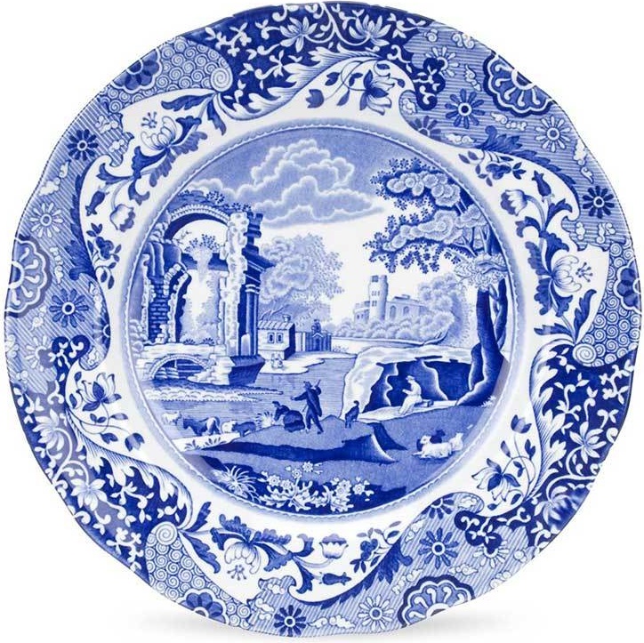 10571337 Spode Тарелка акцентная 23см "Голубая Италия" Фаянс 