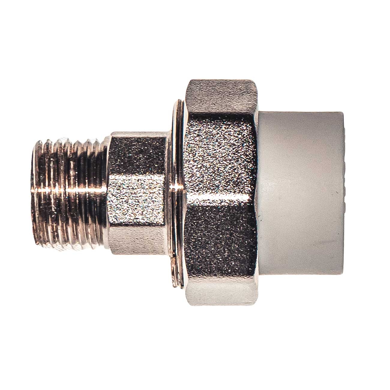 290511 Фитинг переходной с внешней резьбы 1/2" на 20мм PPR LAB.Space  - Вид №1