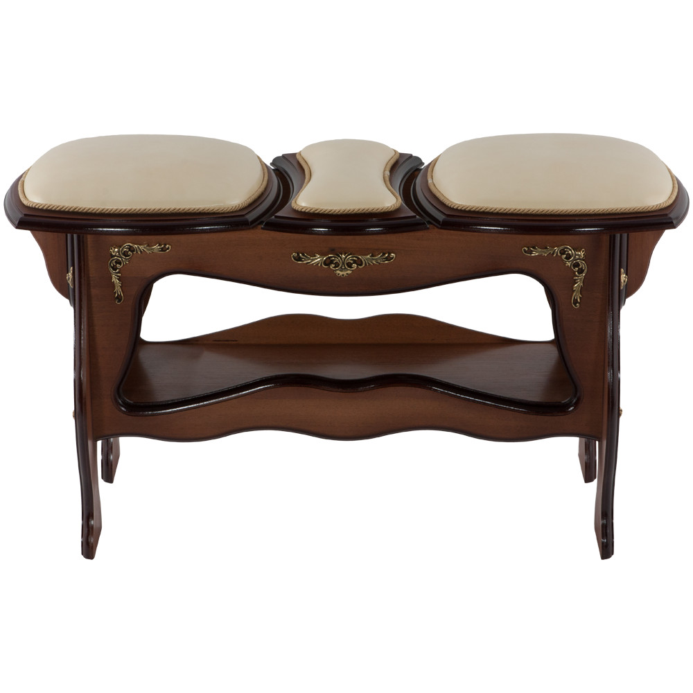 11138 Скамья 3-секционная большая Ваниль BOGACHO 4627170345326 - Вид №1