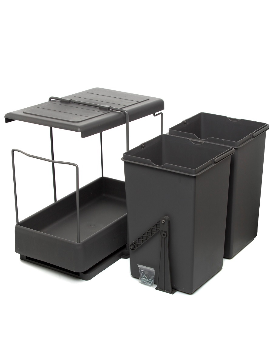 Контейнер для мусора на дверцу Gamma 400/28 Anthracite NAVAKO 10304 - Вид №2