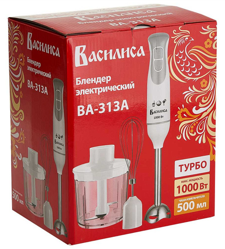 9050514 Блендер погружной Василиса ВА-313A белый STDN-0140267 - Вид №1
