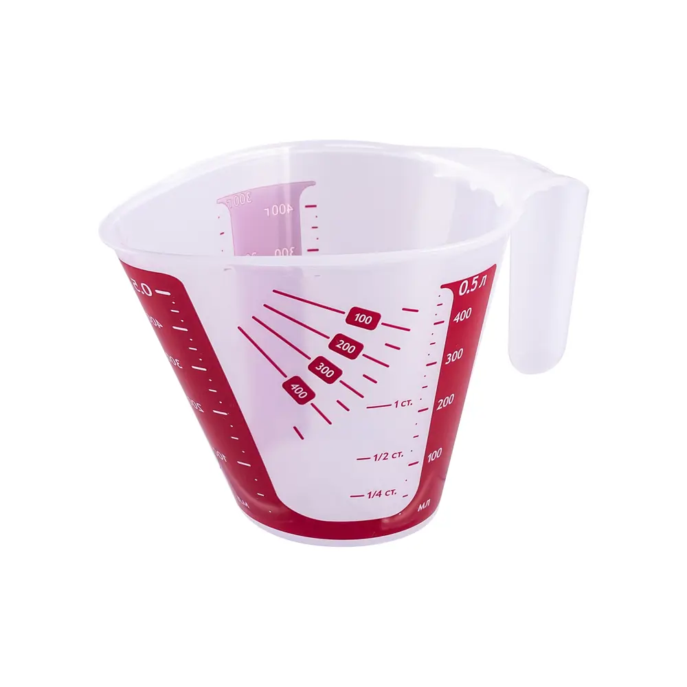 Мерный кувшин Step 0.5 л пластик цвет прозрачный Santreyd STLM-2015815