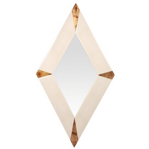 Зеркало-ромб Carno PUSHA ДИЗАЙНЕРСКИЕ 062547 Бежевый  - Вид №1