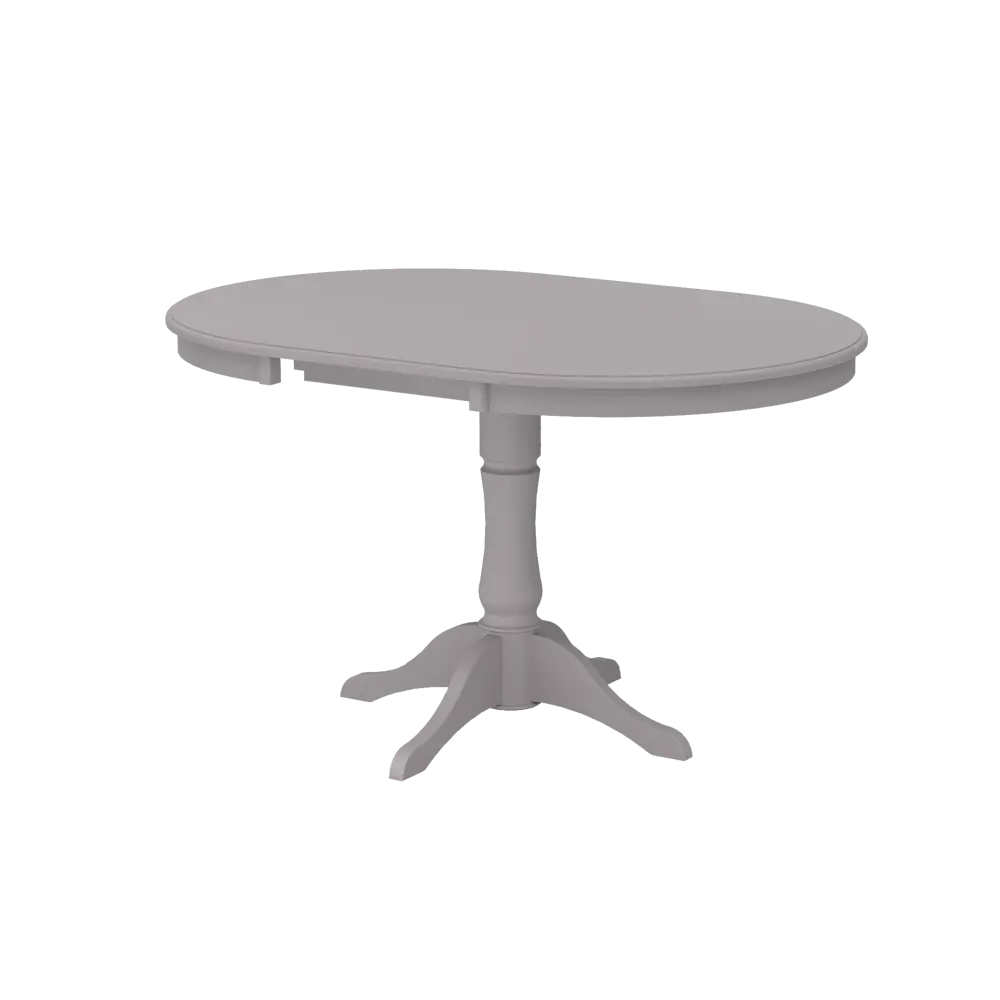 Стол кухонный Delinia Версаль раскладной 90-130x90 см круг дерево цвет графит STLM-2151488 - Вид №2