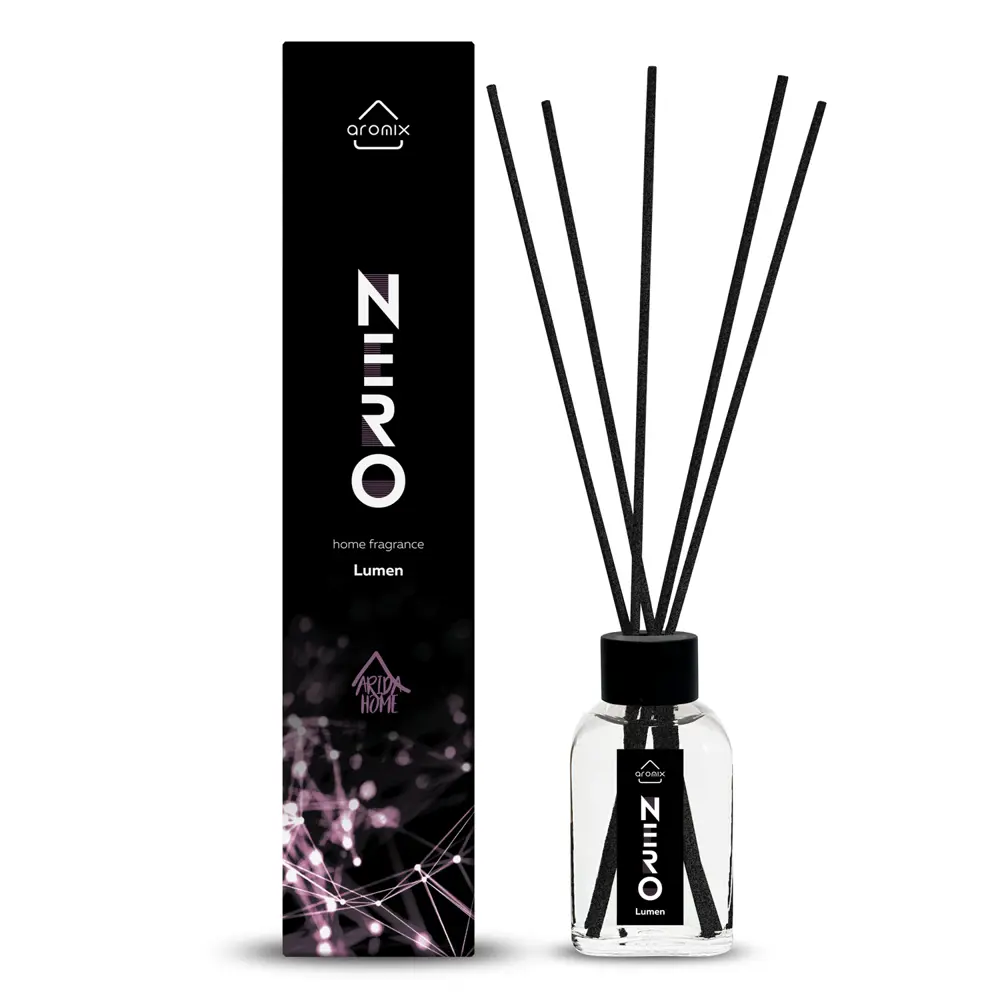 Аромадиффузор ARIDA HOME Aromix Nero Lumen 50 мл - черный 89438952 STLM-1585248